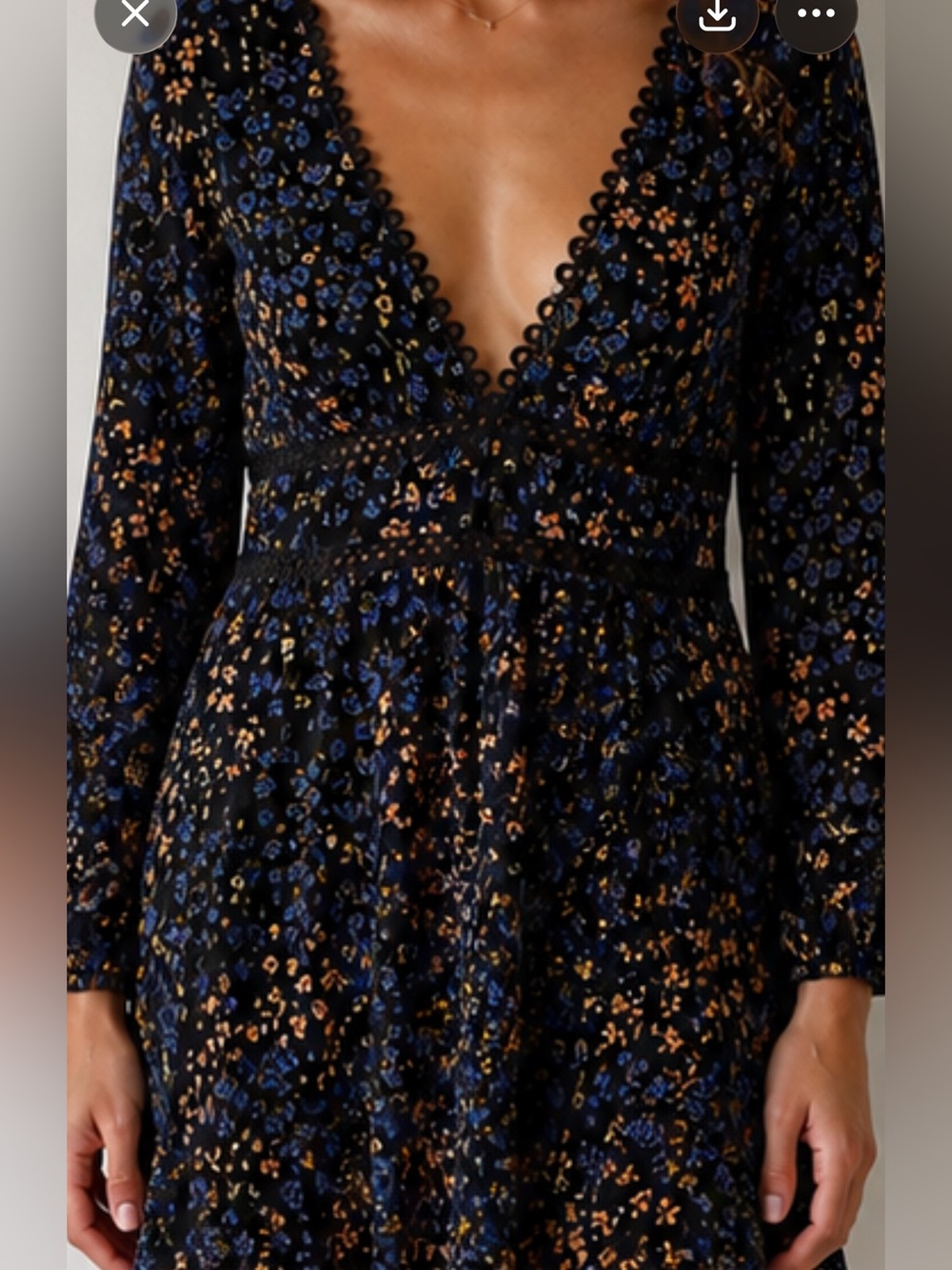B.Darlin size 3/4 boho dress